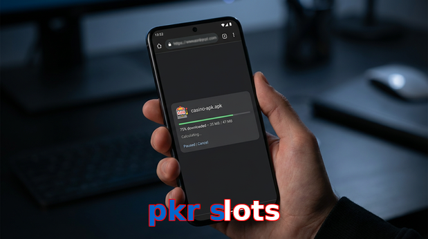 Main screen of Pkr Slots apk page for PK players